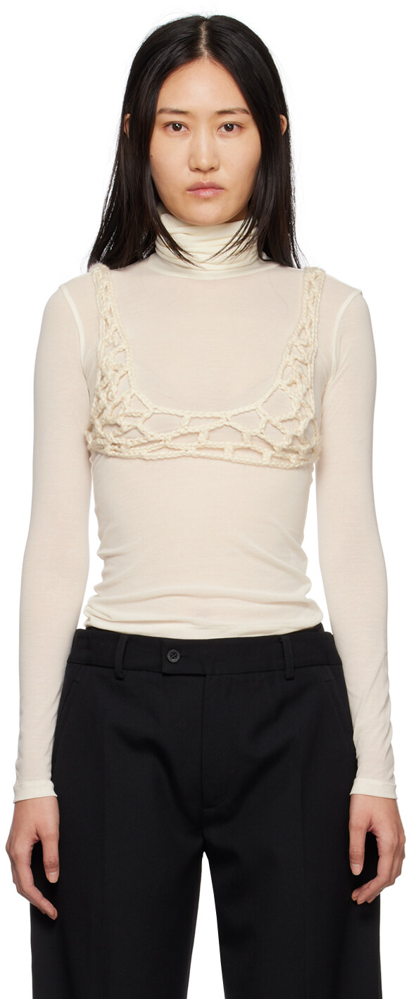 Сетчатая водолазка Off-White Subtle Le Nguyen, Белый, Сетчатая водолазка Off-White Subtle Le Nguyen
Сетчатая водолазка Off-White Subtle Le Nguyen, Белый, Сетчатая водолазка Off-White Subtle Le Nguyen