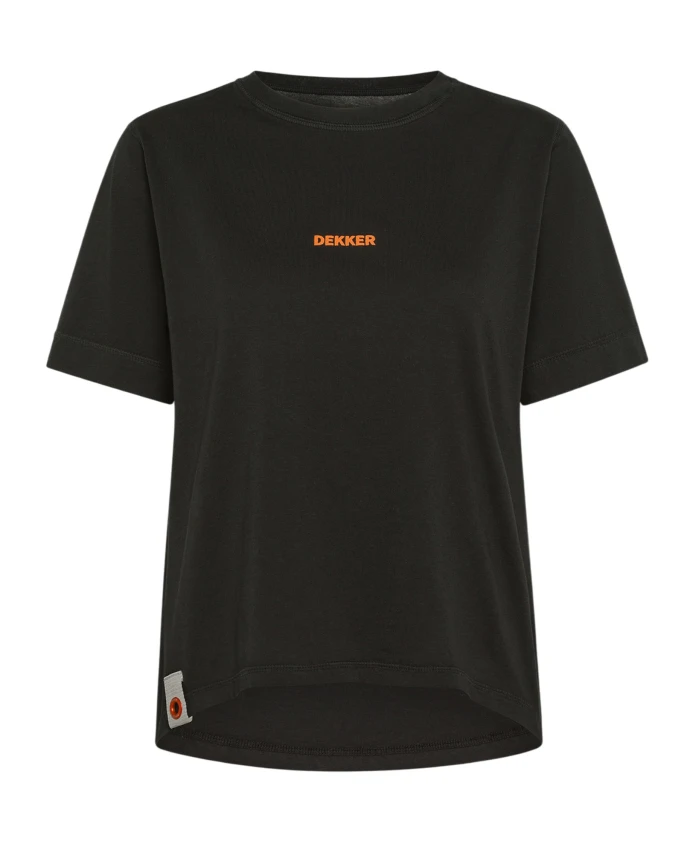 Хлопковая футболка Vedetta с логотипом Dekker, черный
Хлопковая футболка Vedetta с логотипом Dekker, черный