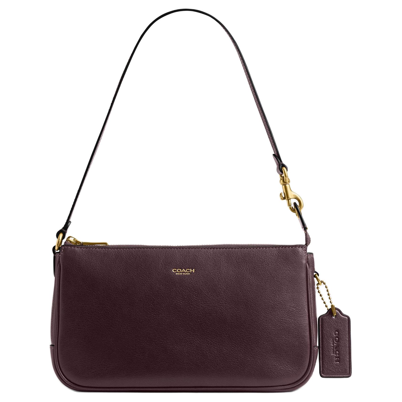 COACH Кожаная сумка через плечо малая женская красная каштановая
COACH Кожаная сумка через плечо малая женская красная каштановая