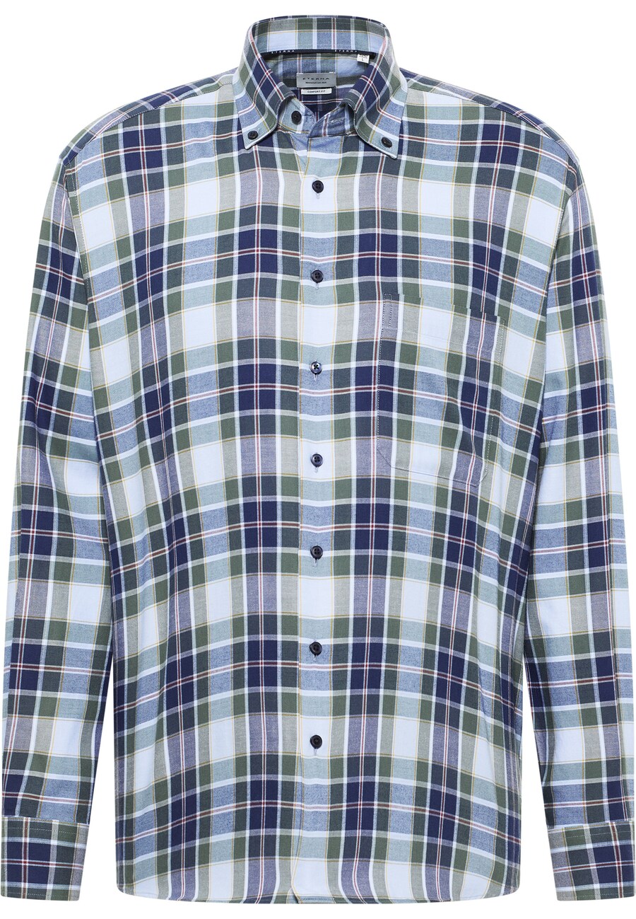 Рубашка на пуговицах Comfort fit ETERNA, светло-синий/темно-синий
Рубашка на пуговицах Comfort fit ETERNA, светло-синий/темно-синий