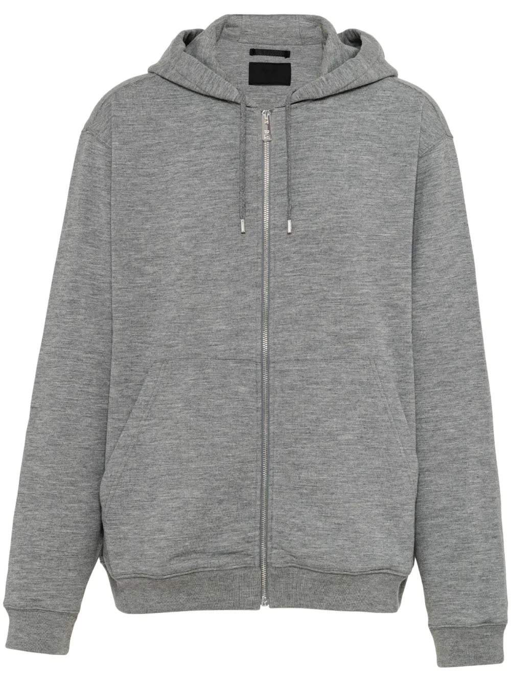 Худи на молнии с логотипом Prada, серый
Худи на молнии с логотипом Prada, серый