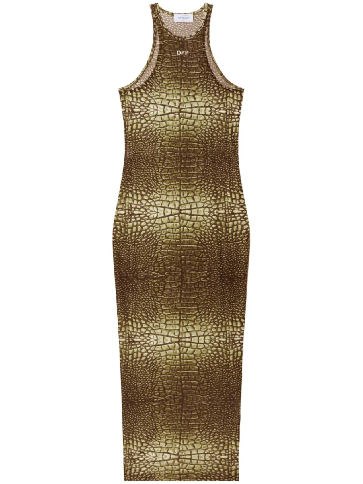 Off-White платье Croco, зеленый
Off-White платье Croco, зеленый