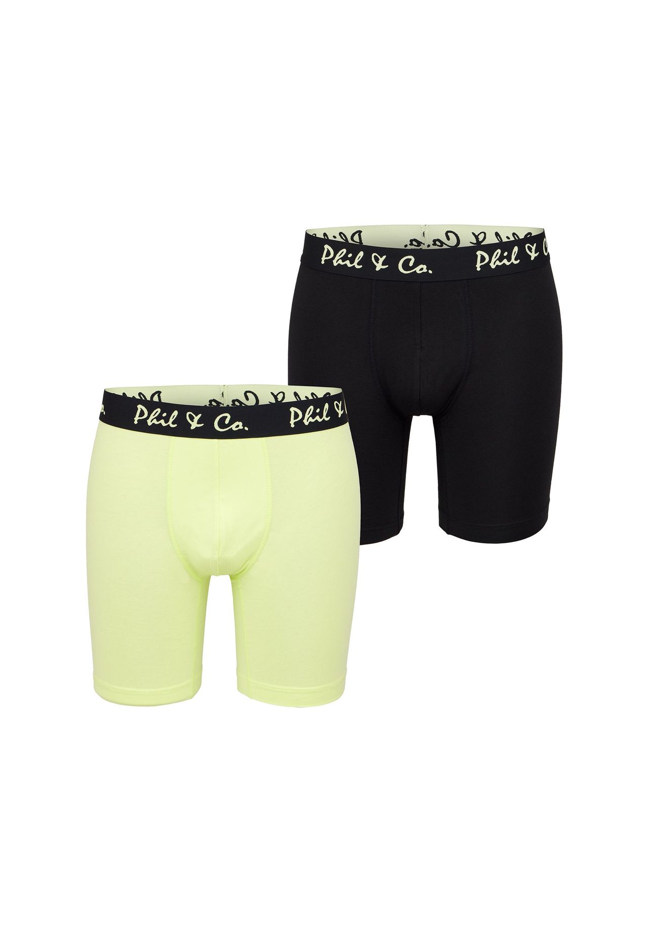 Ретро-боксеры длинные Phil & Co. Berlin, цвет Black-shadow Lime
Ретро-боксеры длинные Phil & Co. Berlin, цвет Black-shadow Lime