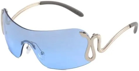 Модные солнцезащитные очки без оправы 2027 года для женщин и мужчин, с металлической оправой, солнцезащитные очки с защитой от УФ-излучения UV400 MTZJH, Silver Blue
Модные солнцезащитные очки без оправы 2027 года для женщин и мужчин, с металлической оправой, солнцезащитные очки с защитой от УФ-излучения UV400 MTZJH, Silver Blue