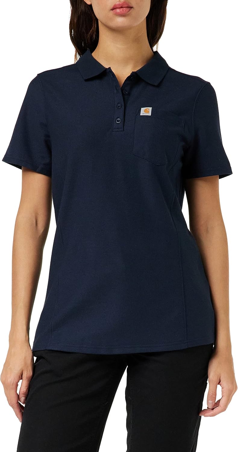 Женская рубашка-поло Carhartt Women's 104229 Contractor's Work Pocket Polo, Navy
Женская рубашка-поло Carhartt Women's 104229 Contractor's Work Pocket Polo, Navy