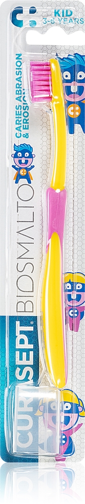 Зубная щетка Biosmalto kid для детей 3-6 лет Curasept, 1 шт
Зубная щетка Biosmalto kid для детей 3-6 лет Curasept, 1 шт