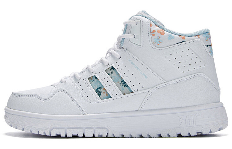 Кеды, скейтборд обувь женская средняя высота белый/синий 361°
Кеды, скейтборд обувь женская средняя высота белый/синий 361°