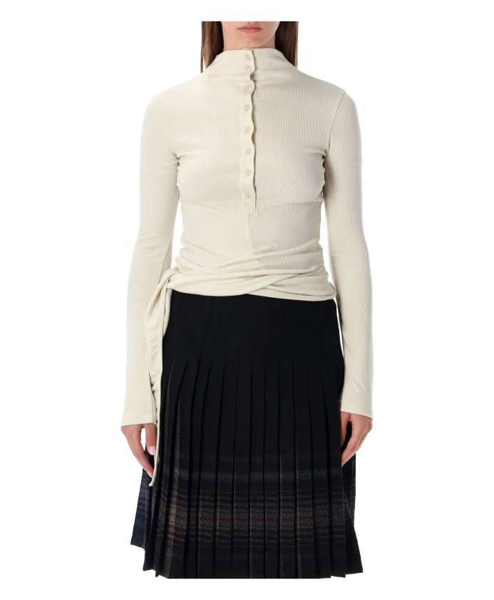 Футболка с завязанным узлом Low Classic, белый
Футболка с завязанным узлом Low Classic, белый