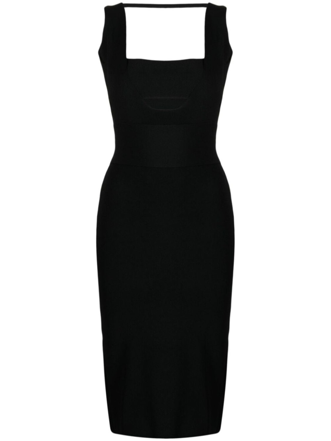 Трикотажное платье миди с квадратным вырезом Boyarovskaya, черный
Трикотажное платье миди с квадратным вырезом Boyarovskaya, черный