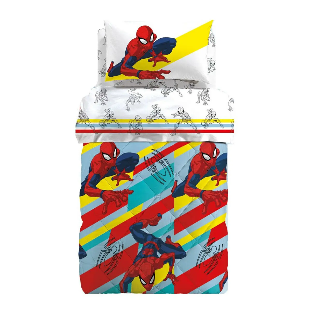 Одеяло Caleffi Marvel Spiderman Colors In Cotton, белый/красный
Одеяло Caleffi Marvel Spiderman Colors In Cotton, белый/красный