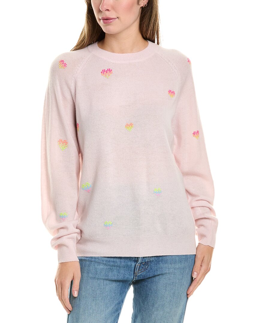 Джемпер Brodie Cashmere Wool & Cashmere-Blend Rainbow Heart Studded, розовый
Джемпер Brodie Cashmere Wool & Cashmere-Blend Rainbow Heart Studded, розовый