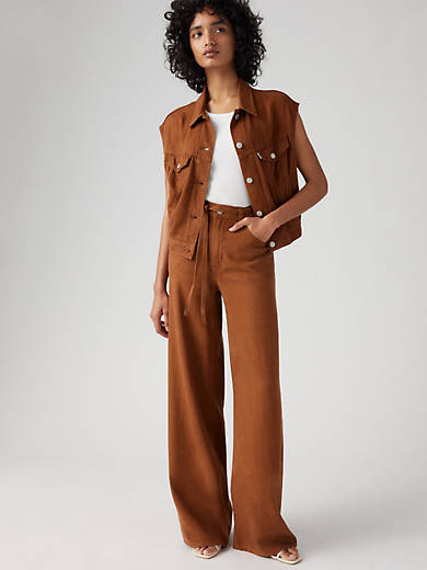 XL Мешковатые прямые женские брюки из льняной смеси Levi's, цвет Sorrel Horse Linen - Brown
XL Мешковатые прямые женские брюки из льняной смеси Levi's, цвет Sorrel Horse Linen - Brown