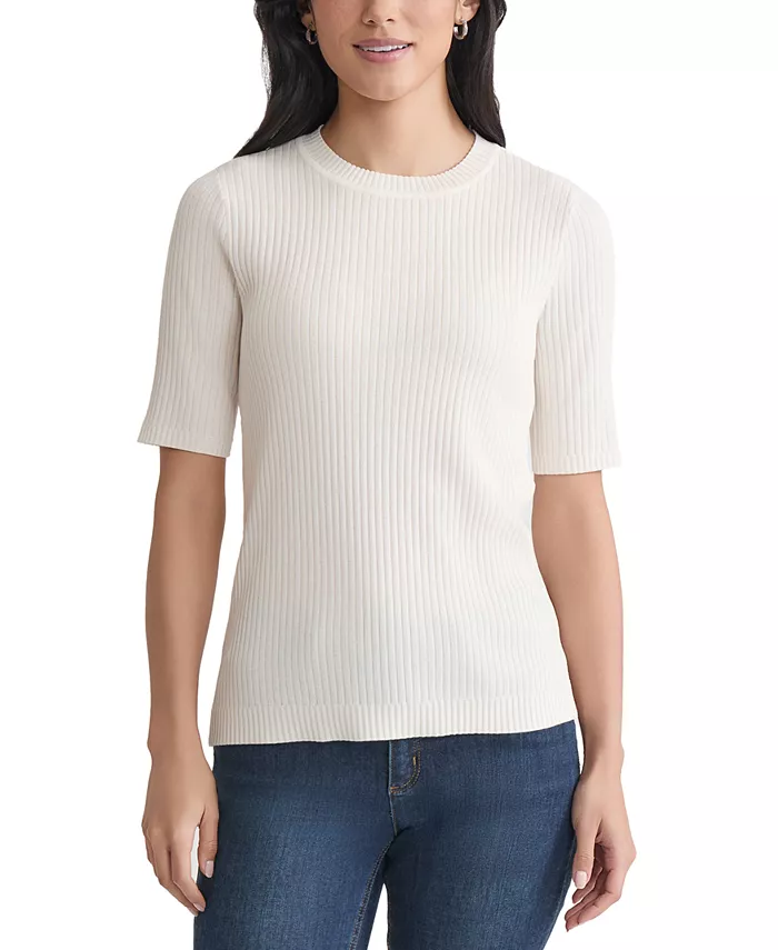 Трикотажный топ Petite Sutton с короткими рукавами Jones New York, белый
Трикотажный топ Petite Sutton с короткими рукавами Jones New York, белый