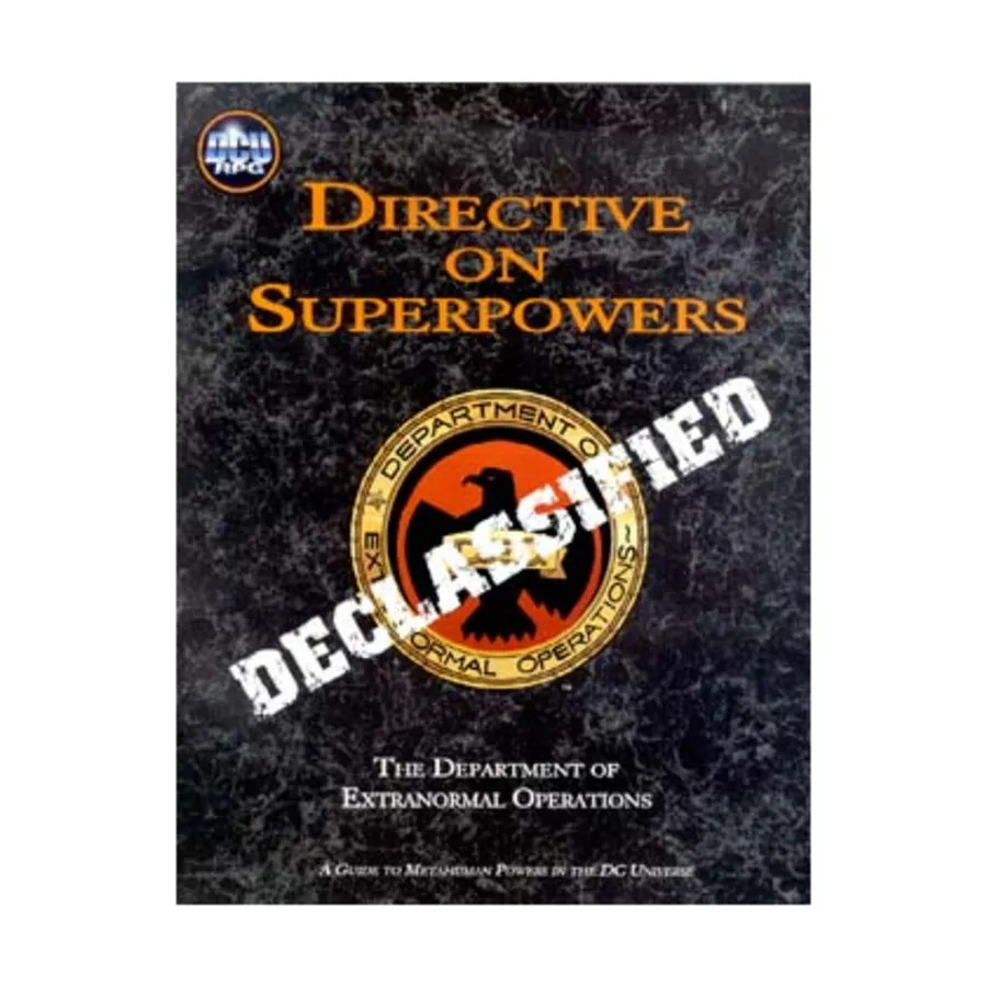 Directive on Superpowers, DC Universe (West End Games), мягкая обложка
Directive on Superpowers, DC Universe (West End Games), мягкая обложка