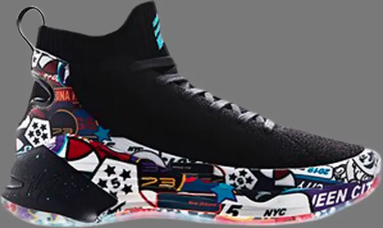 Кроссовки kt 4 'klay area' Anta, черный 
Кроссовки kt 4 'klay area' Anta, черный