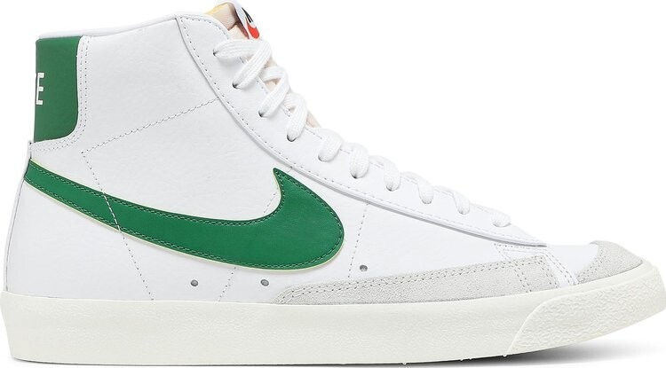 Кроссовки Nike Blazer Mid '77 Vintage 'White Pine Green', белый 
Кроссовки Nike Blazer Mid '77 Vintage 'White Pine Green', белый