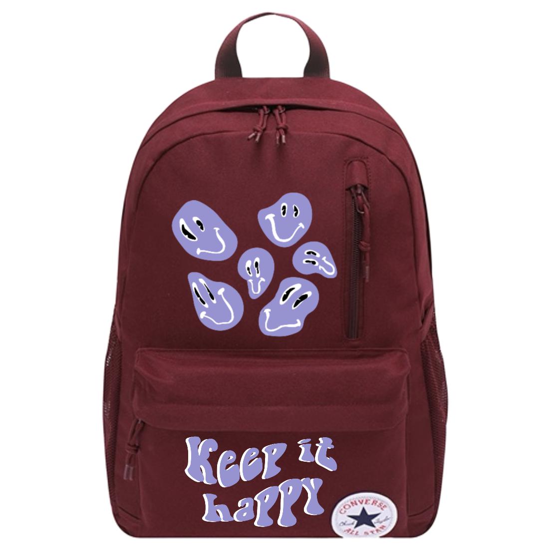 Converse Полиэстеровый рюкзак средний размер унисекс портвейново-красный, Smiley Face
Converse Полиэстеровый рюкзак средний размер унисекс портвейново-красный, Smiley Face