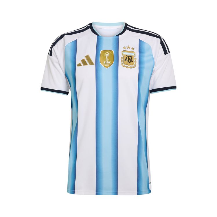 Домашняя футболка сборной Аргентины Adidas №26, цвет белый/голубой/светло-голубой
Домашняя футболка сборной Аргентины Adidas №26, цвет белый/голубой/светло-голубой