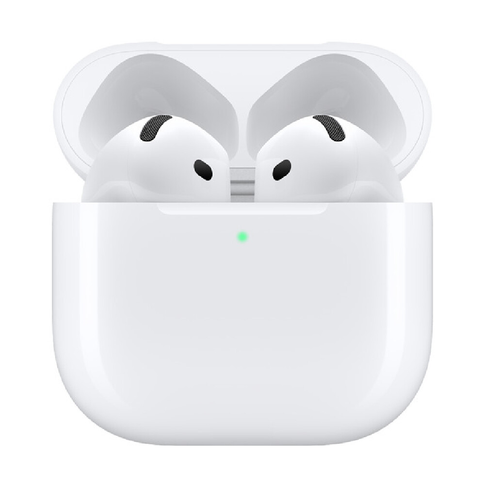 Наушники беспроводные Apple AirPods 4, с активным шумоподавлением, беспроводная зарядка, белый 
Наушники беспроводные Apple AirPods 4, с активным шумоподавлением, беспроводная зарядка, белый