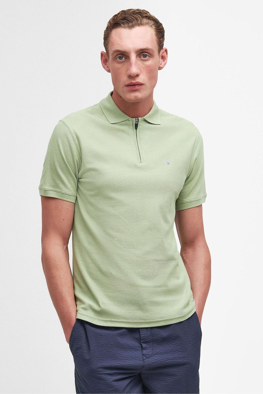 Рубашка поло Wadworth с застежкой молнией на вороте из 100% хлопка Barbour, зеленый
Рубашка поло Wadworth с застежкой молнией на вороте из 100% хлопка Barbour, зеленый