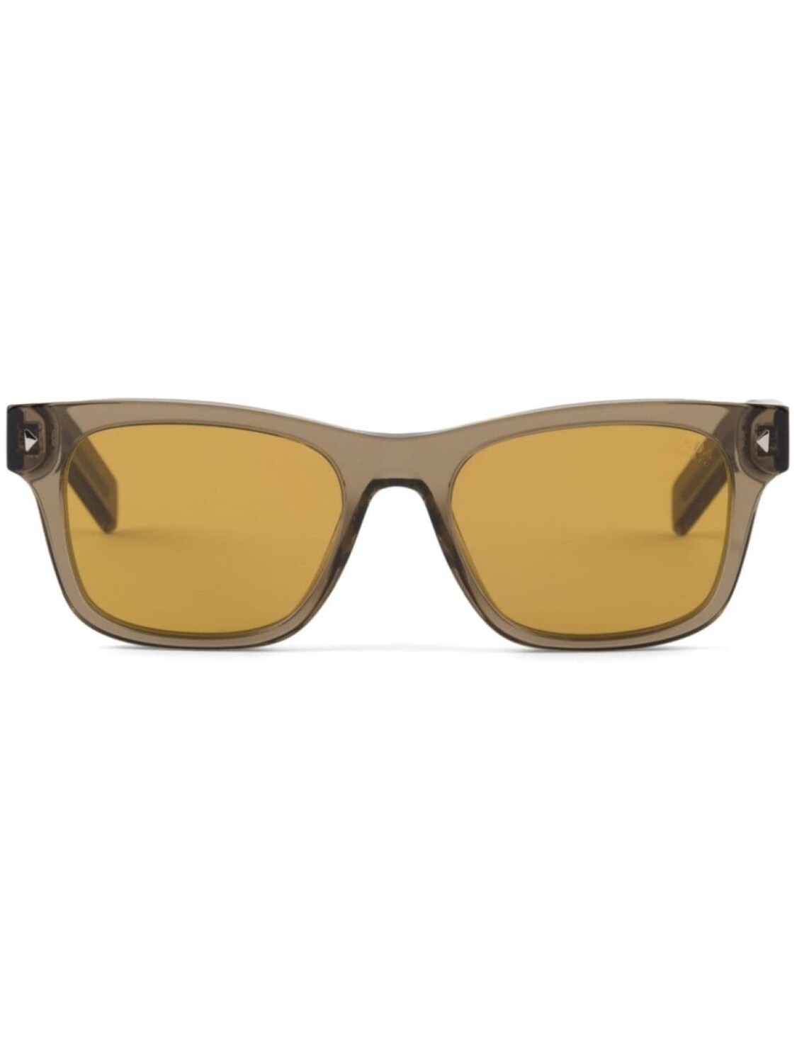 Prada Eyewear солнцезащитные очки в прямоугольной оправе с полосатыми металлическими деталями, коричневый
Prada Eyewear солнцезащитные очки в прямоугольной оправе с полосатыми металлическими деталями, коричневый