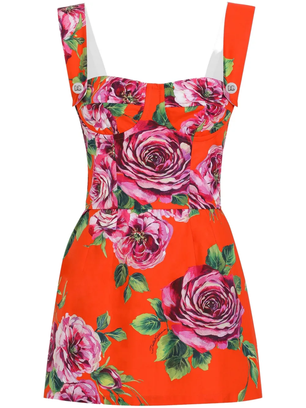 Платье мини с цветочным принтом DOLCE & GABBANA, красный
Платье мини с цветочным принтом DOLCE & GABBANA, красный