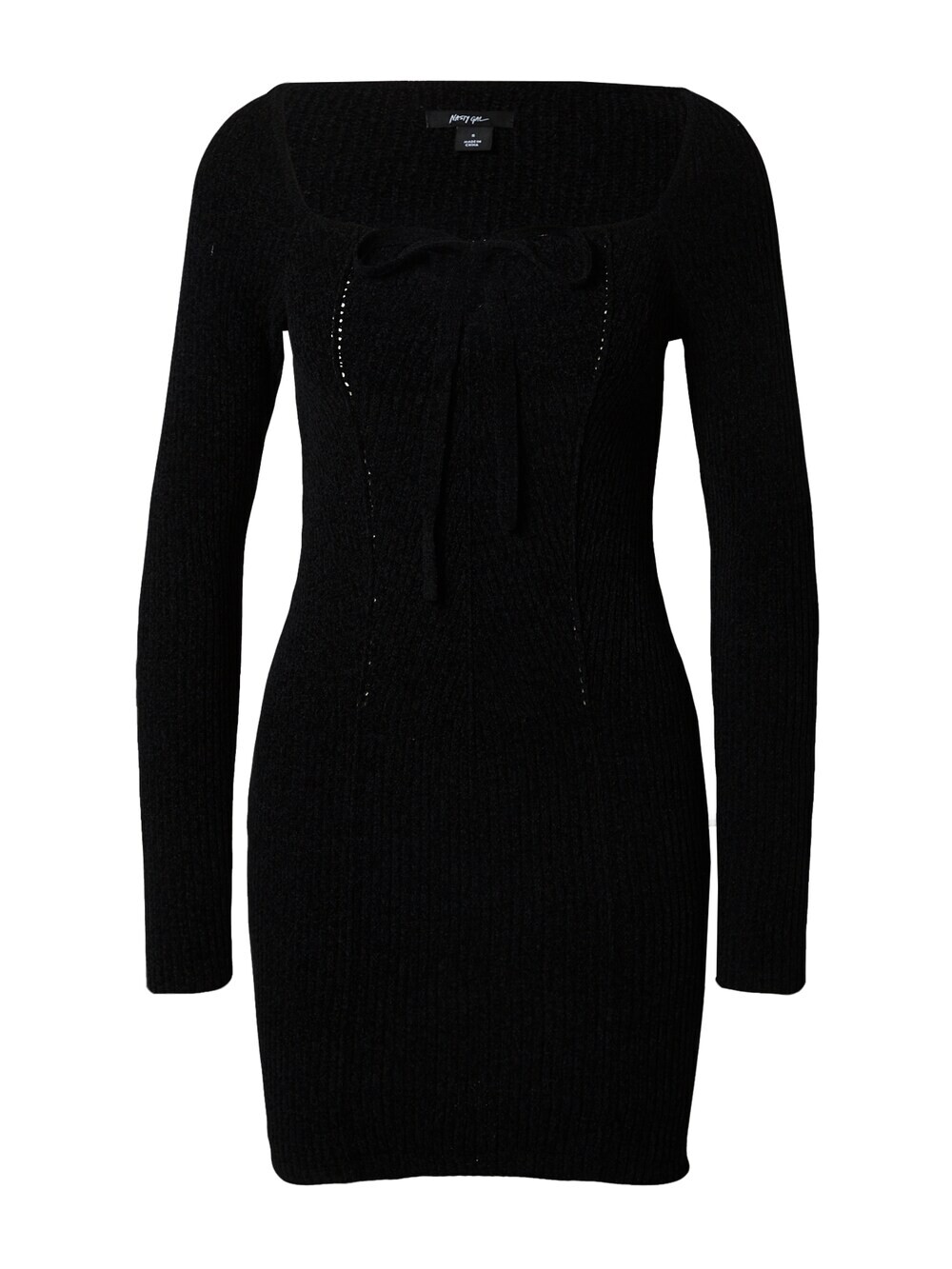 Вязанное платье Nasty Gal Chenille, черный
Вязанное платье Nasty Gal Chenille, черный