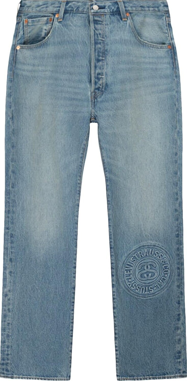 Джинсы Stussy x Levi's Embossed 501 Jean 'Indigo', синий
Джинсы Stussy x Levi's Embossed 501 Jean 'Indigo', синий