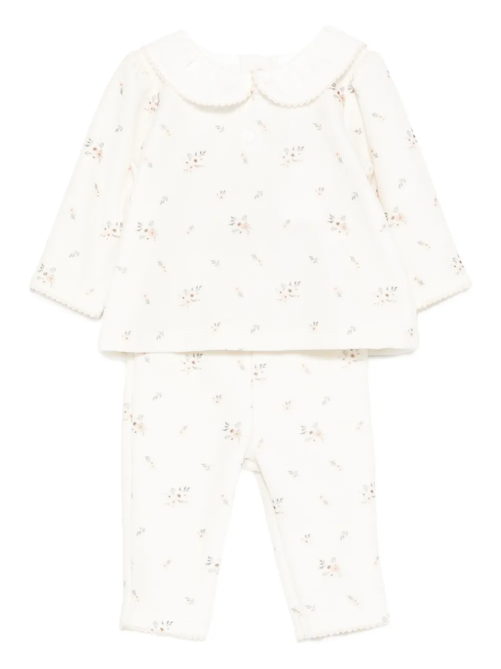 Комплект из топа и брюк с цветочным принтом Patachou, белый
Комплект из топа и брюк с цветочным принтом Patachou, белый