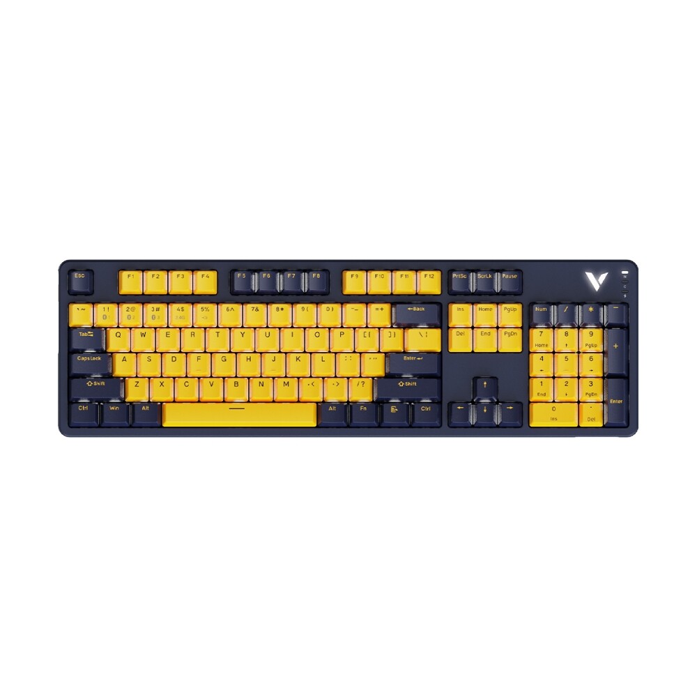 Клавиатура игровая механическая беспроводная Rapoo V500PRO 2024, Brown Switch, жёлтый/синий, английская раскладка
Клавиатура игровая механическая беспроводная Rapoo V500PRO 2024, Brown Switch, жёлтый/синий, английская раскладка