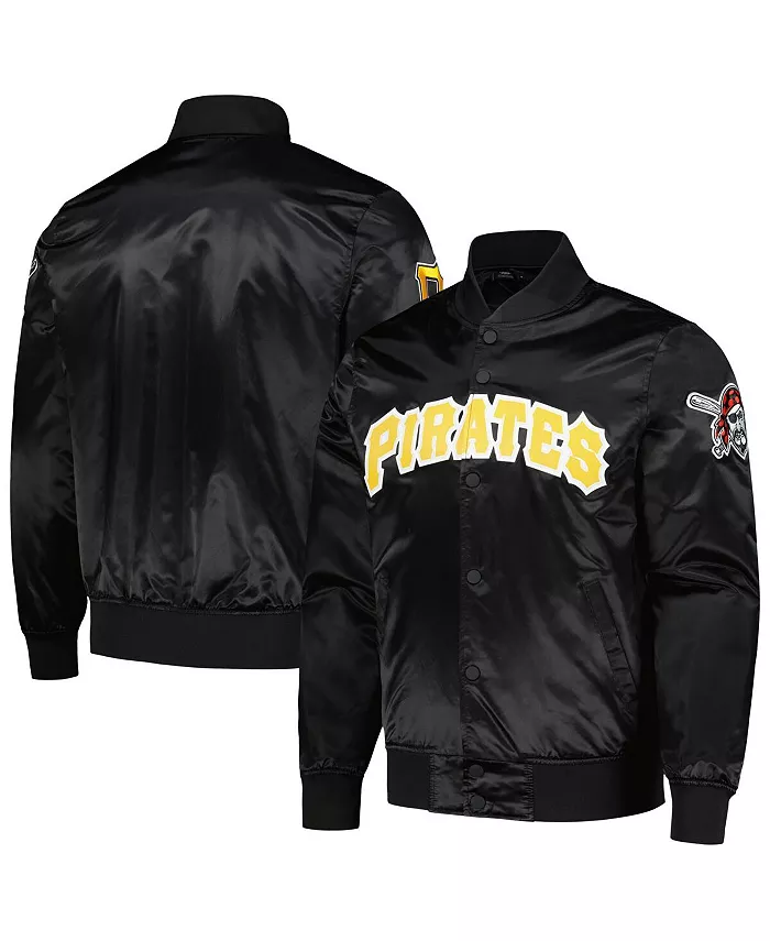 Мужская черная бейсбольная куртка Pittsburgh Pirates Wordmark на молнии Pro Standard
Мужская черная бейсбольная куртка Pittsburgh Pirates Wordmark на молнии Pro Standard