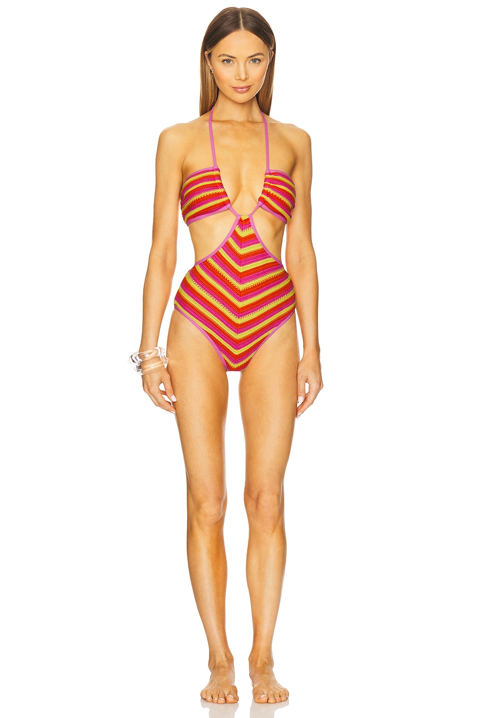 Купальник Pamela однотонный от Beach Riot, soleil crochet 
Купальник Pamela однотонный от Beach Riot, soleil crochet