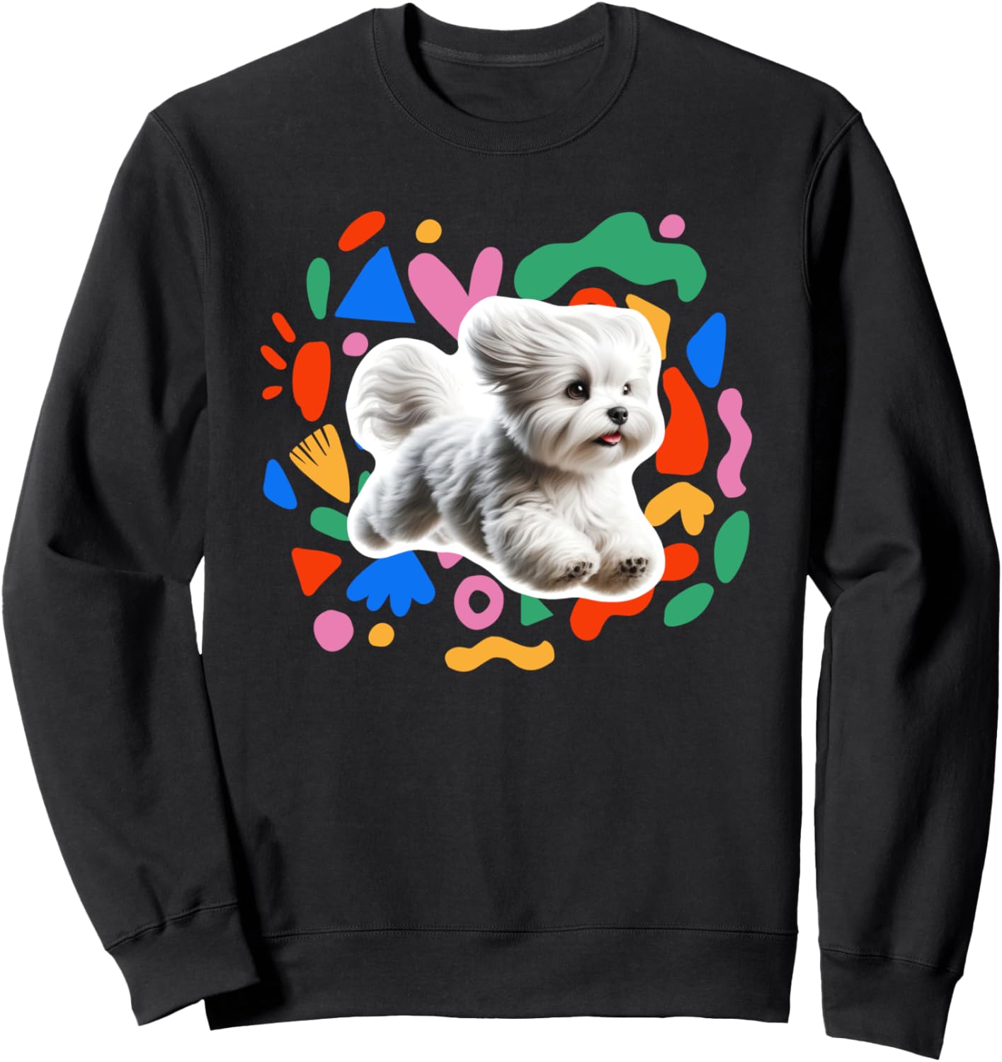 Разноцветная толстовка с изображением мальтийской болонки Miller Sye
Разноцветная толстовка с изображением мальтийской болонки Miller Sye