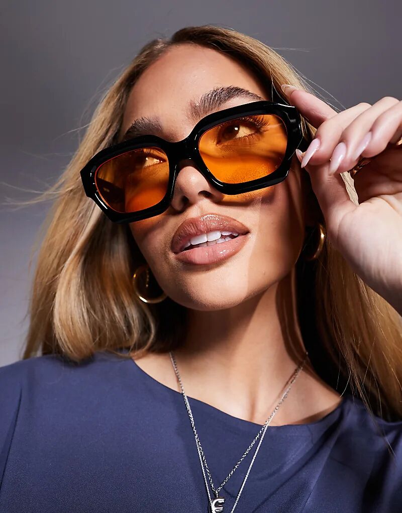 Массивные квадратные солнцезащитные очки с оранжевыми линзами ASOS DESIGN
Массивные квадратные солнцезащитные очки с оранжевыми линзами ASOS DESIGN