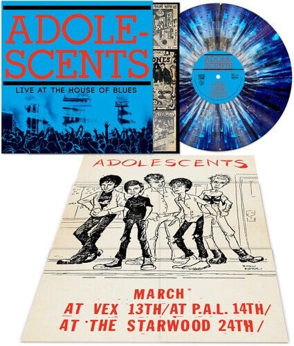 Виниловая пластинка Adolescents - Live At The House Of Blues - Blue/Black Splatter
Виниловая пластинка Adolescents - Live At The House Of Blues - Blue/Black Splatter