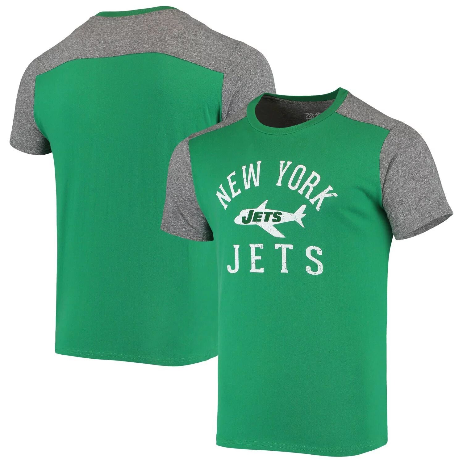 Мужская футболка Kelly Green/Heathered Grey New York Jets Gridiron Classics Field Goal Slub Majestic
Мужская футболка Kelly Green/Heathered Grey New York Jets Gridiron Classics Field Goal Slub Majestic