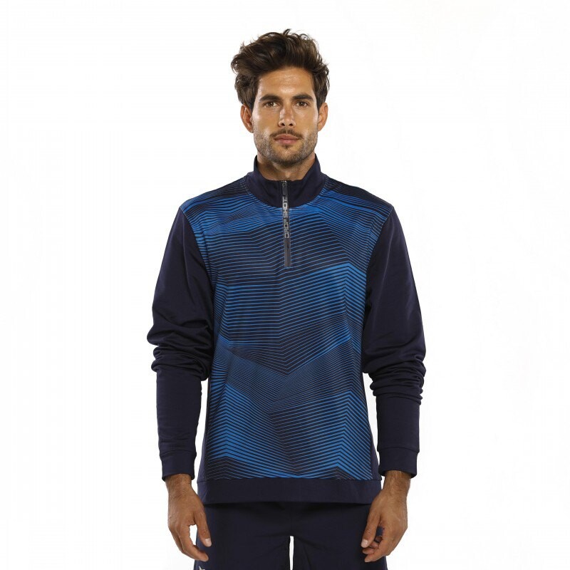 Толстовка Drop Shot Rush Half Zip, синий 
Толстовка Drop Shot Rush Half Zip, синий