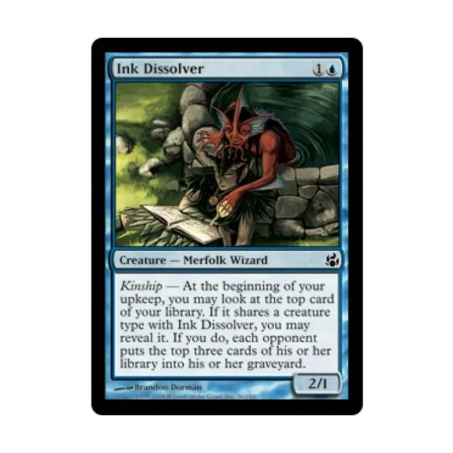 CCG Растворитель чернил (C) (фольга), MTG - Morningtide
CCG Растворитель чернил (C) (фольга), MTG - Morningtide