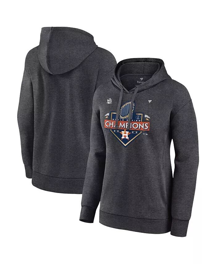 Женский пуловер с капюшоном Heather Charcoal Houston Astros World Series Champions 2022 в раздевалке Fanatics
Женский пуловер с капюшоном Heather Charcoal Houston Astros World Series Champions 2022 в раздевалке Fanatics