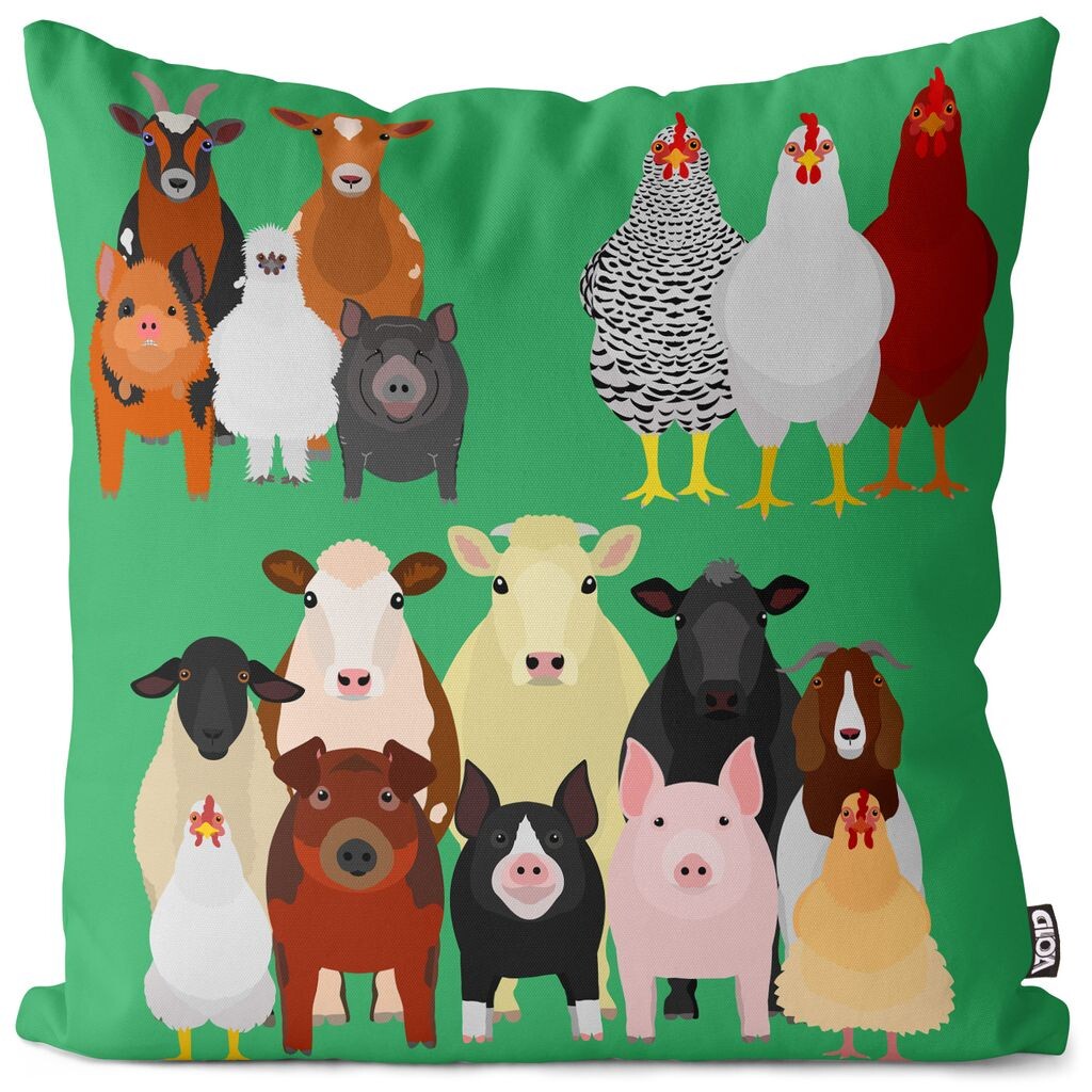 Чехол для подушки VOID Animals on the Farm, полиэстер, водонепроницаемая подушка для улицы и дома. Размер: 80 x 80 см.
Чехол для подушки VOID Animals on the Farm, полиэстер, водонепроницаемая подушка для улицы и дома. Размер: 80 x 80 см.