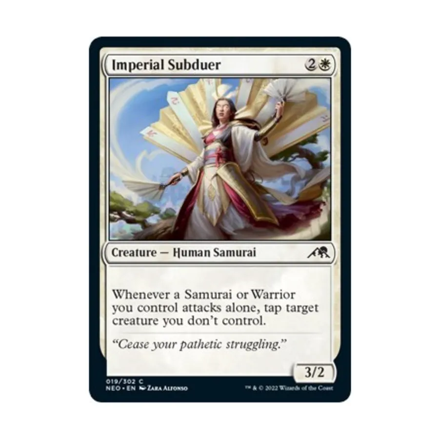 CCG Имперский покоритель (C) (фольга), MTG - Kamigawa : Neon Dynasty
CCG Имперский покоритель (C) (фольга), MTG - Kamigawa : Neon Dynasty