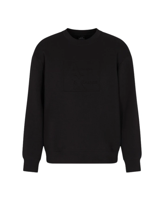 Свитшот с круглым вырезом Armani Exchange, черный
Свитшот с круглым вырезом Armani Exchange, черный