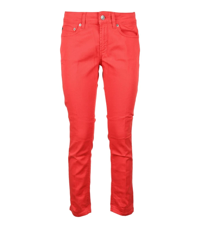 Эластичные джинсы из смесовой хлопковой ткани Dondup, красный
Эластичные джинсы из смесовой хлопковой ткани Dondup, красный