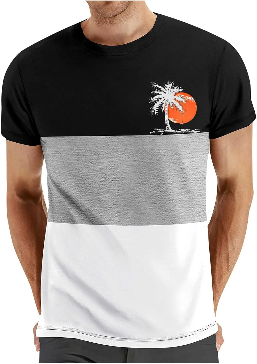 Мужская летняя футболка Casual с коротким рукавом и принтом Coconut
Мужская летняя футболка Casual с коротким рукавом и принтом Coconut