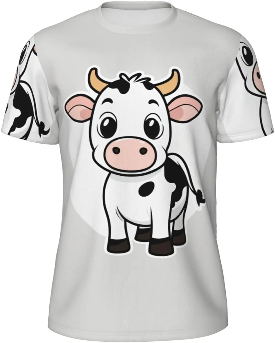 Футболка с принтом коровы для спорта и повседневной носки LIXLZH
Футболка с принтом коровы для спорта и повседневной носки LIXLZH
