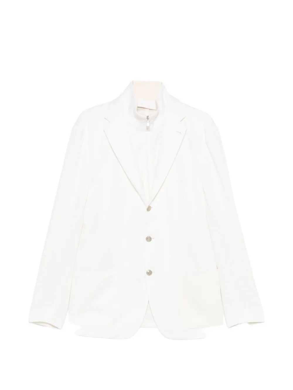 Однобортный пиджак Eleventy, белый
Однобортный пиджак Eleventy, белый