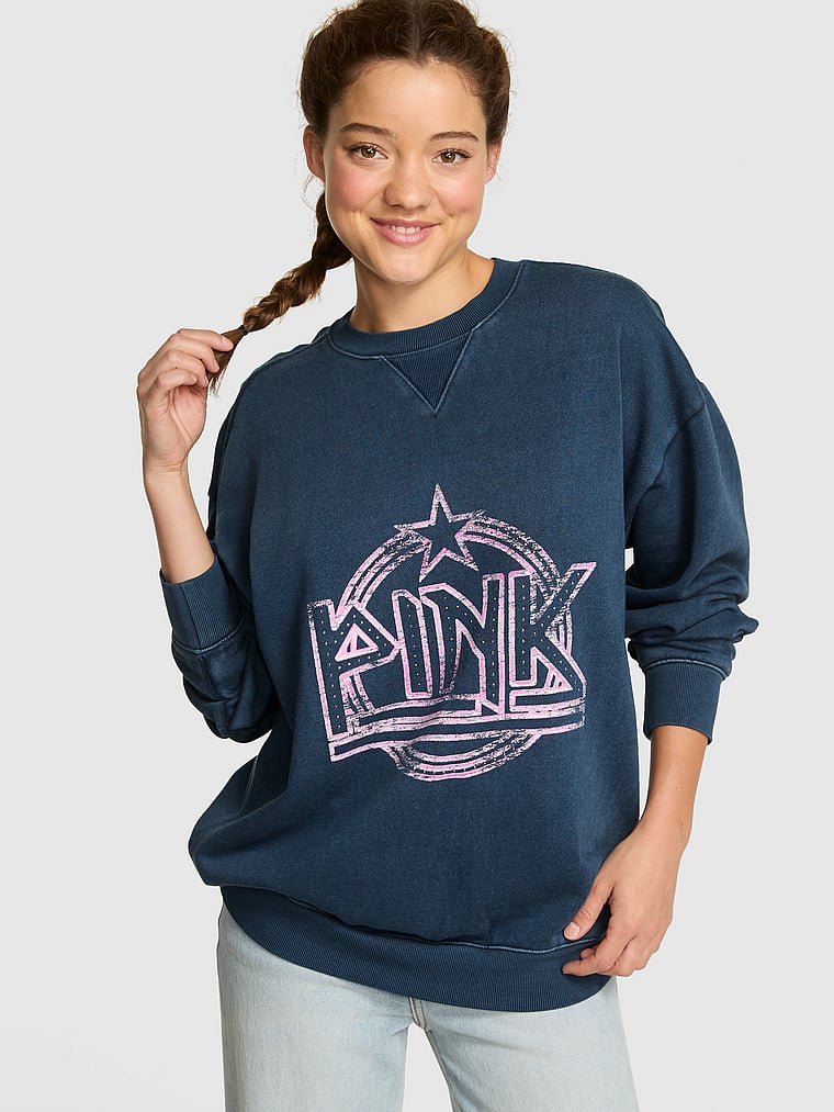 Толстовка свободного кроя из флиса Ivy Pink, noir navy band
Толстовка свободного кроя из флиса Ivy Pink, noir navy band