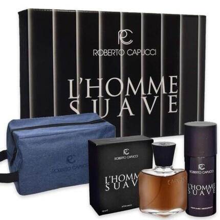 Roberto Capucci L'Homme Suave Set 100 мл Дезодорант после бритья 150 мл + Красота
Roberto Capucci L'Homme Suave Set 100 мл Дезодорант после бритья 150 мл + Красота