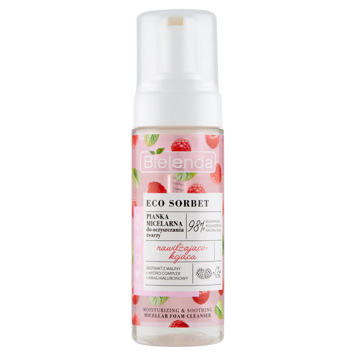 Bielenda Eco Sorbet мицеллярная пенка для очищения лица, 150 мл
Bielenda Eco Sorbet мицеллярная пенка для очищения лица, 150 мл