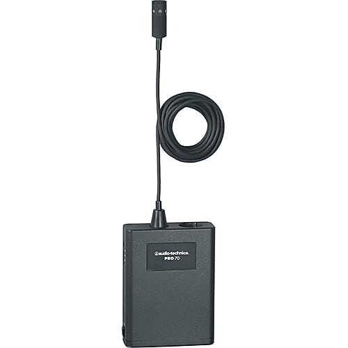 Микрофон петличный Audio-Technica PRO70 Cardioid Condenser Lavelier/Instrument Microphone
Микрофон петличный Audio-Technica PRO70 Cardioid Condenser Lavelier/Instrument Microphone